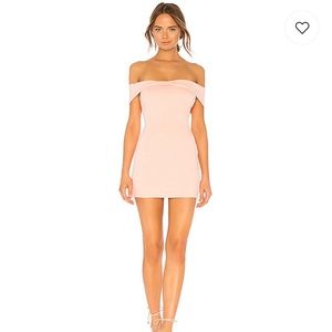 Revolve bodycon pink dress